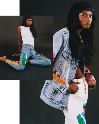 さ*9様 Levi's 3rd JKT Paint Splattersジャーナル Levi's 3rd JKT Paint Splattersジャーナル別注 M - メルカリ